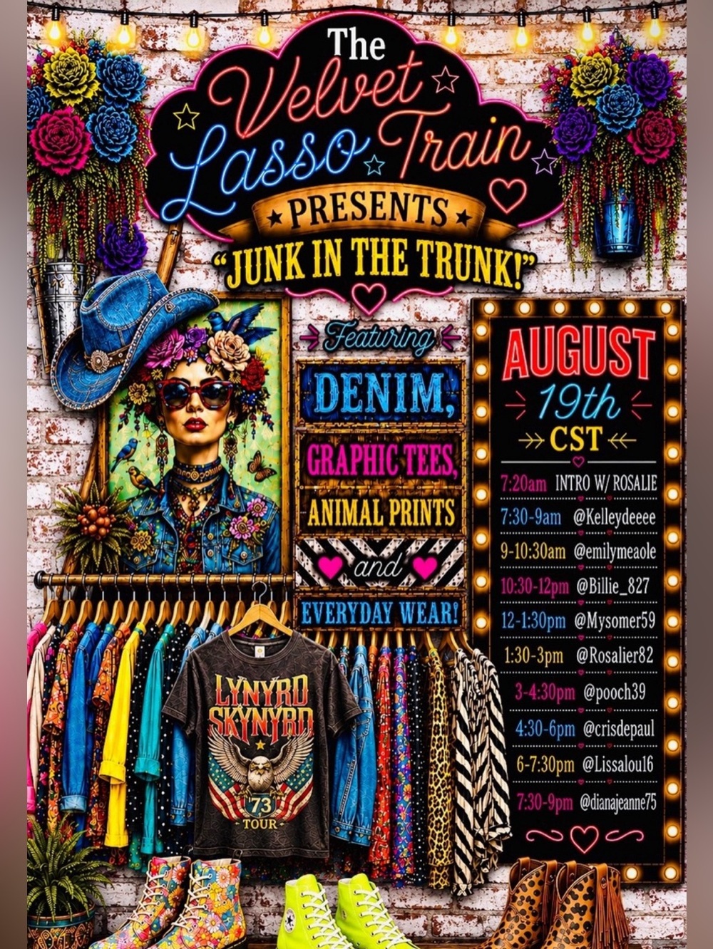 I’m LIVE on a TRAIN SHOW TODAY! 🚂 AUG. 19